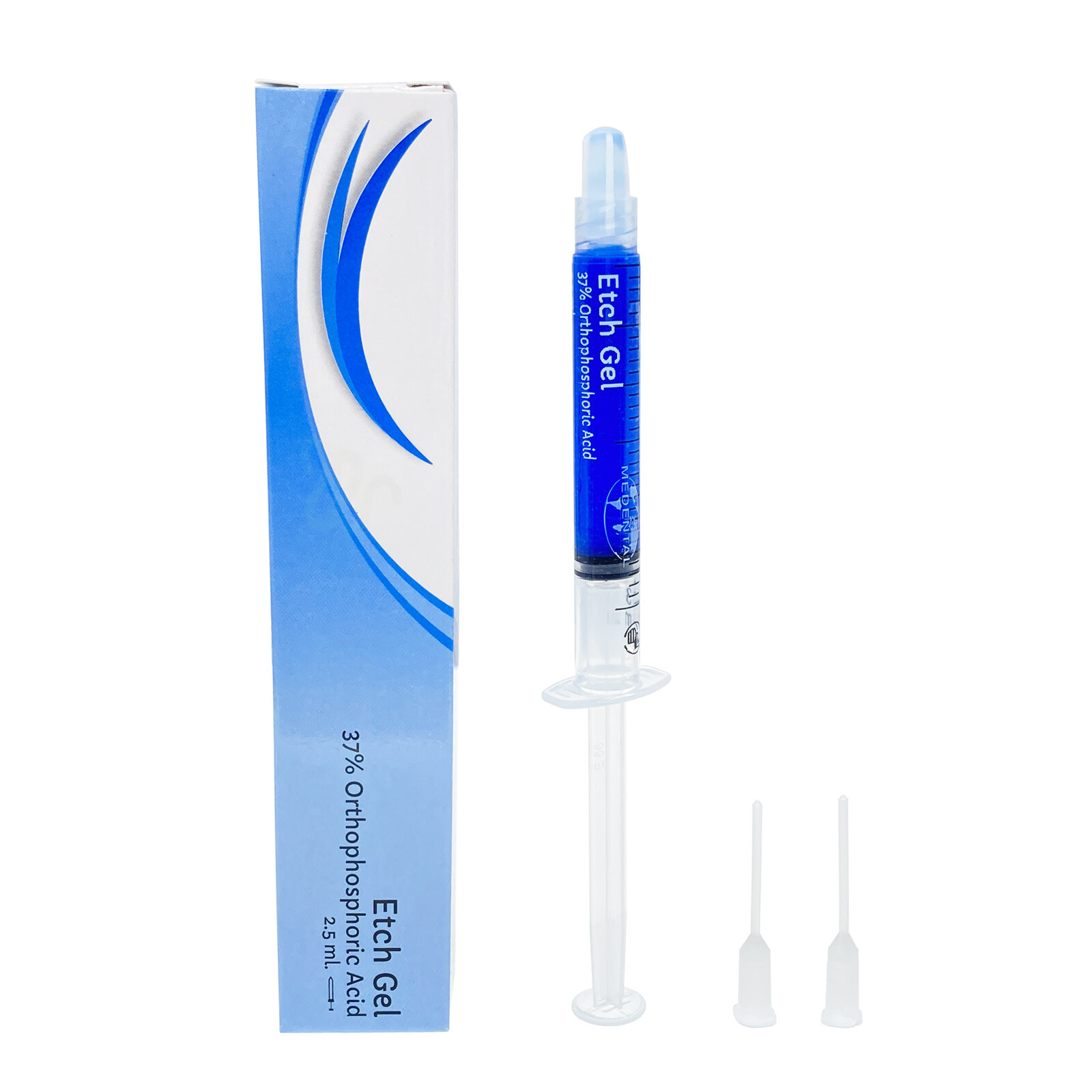 HOT MEDENTAL DENTAL ETCHANT ETCH GEL 37% ORTHO ACID 2.5ML SYRINGE
