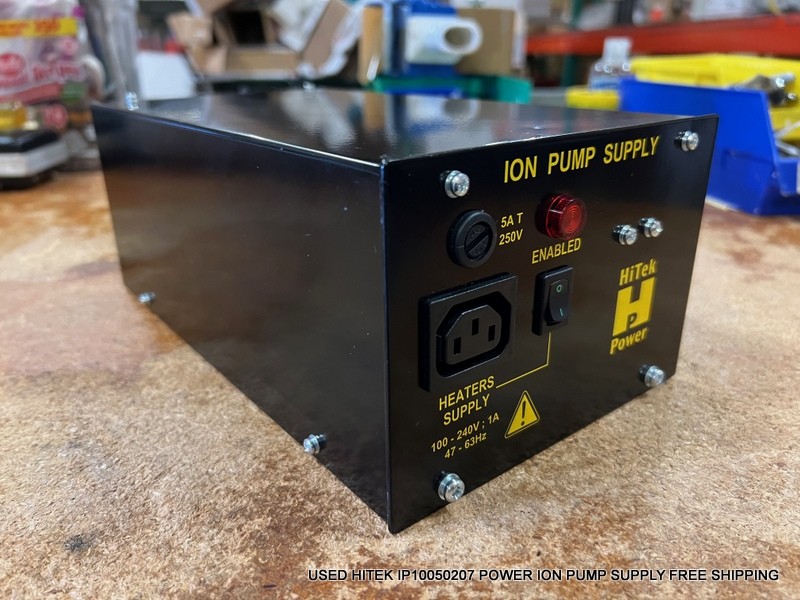USED HITEK IP100/502/07 POWER ION PUMP SUPPLY FREE SHIPPING