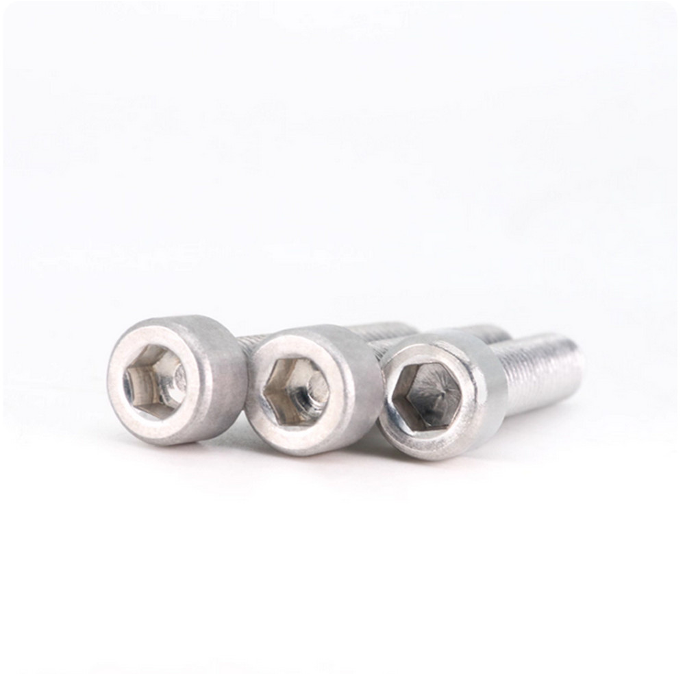 Aluminum Alloy 6063 Hex Socket Bolts Cap Head Screws DIN912 4# 6#