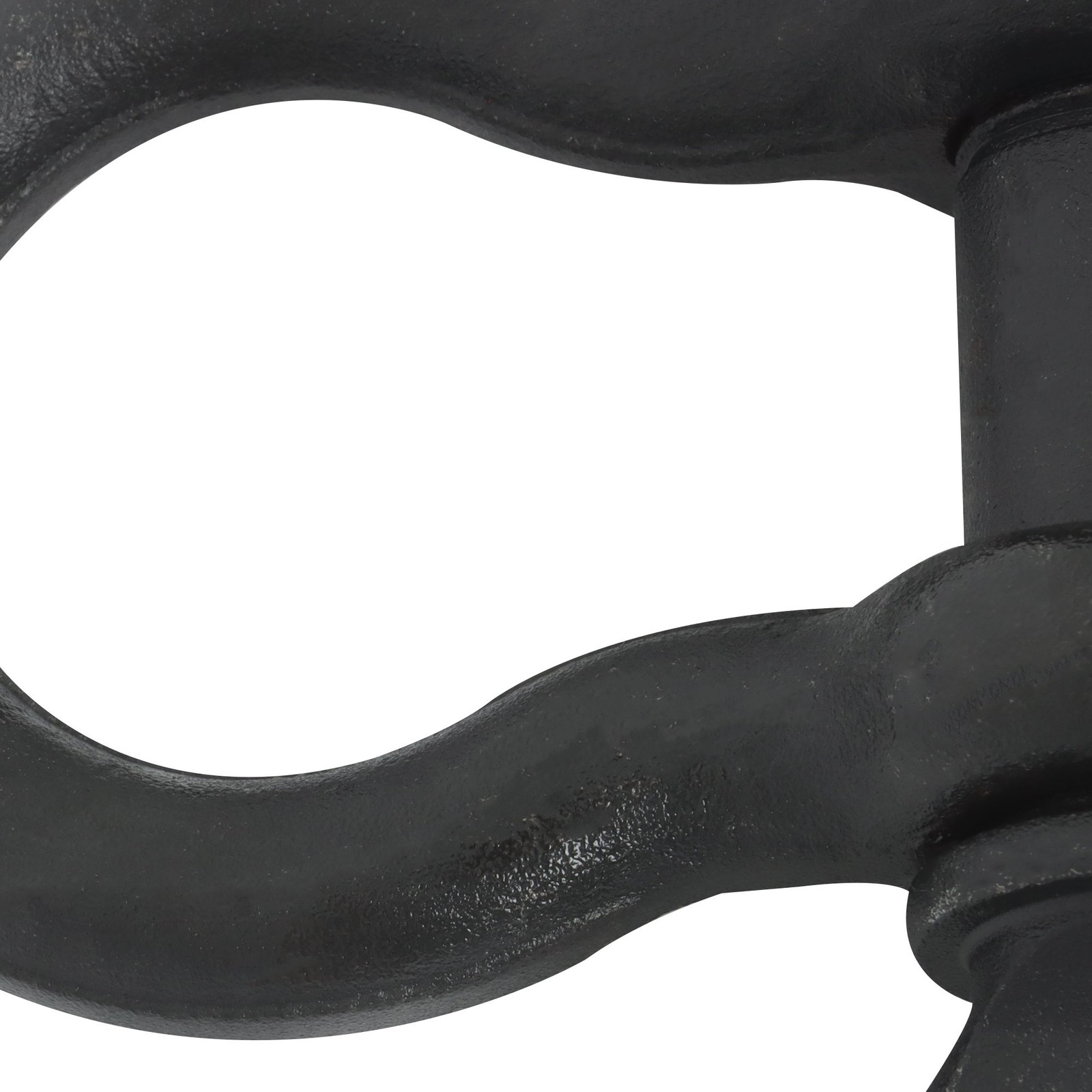4 Pack 3/4 Inch Bow-Shaped D Ring Shackles 4.75t/10471lbs Working Load Black