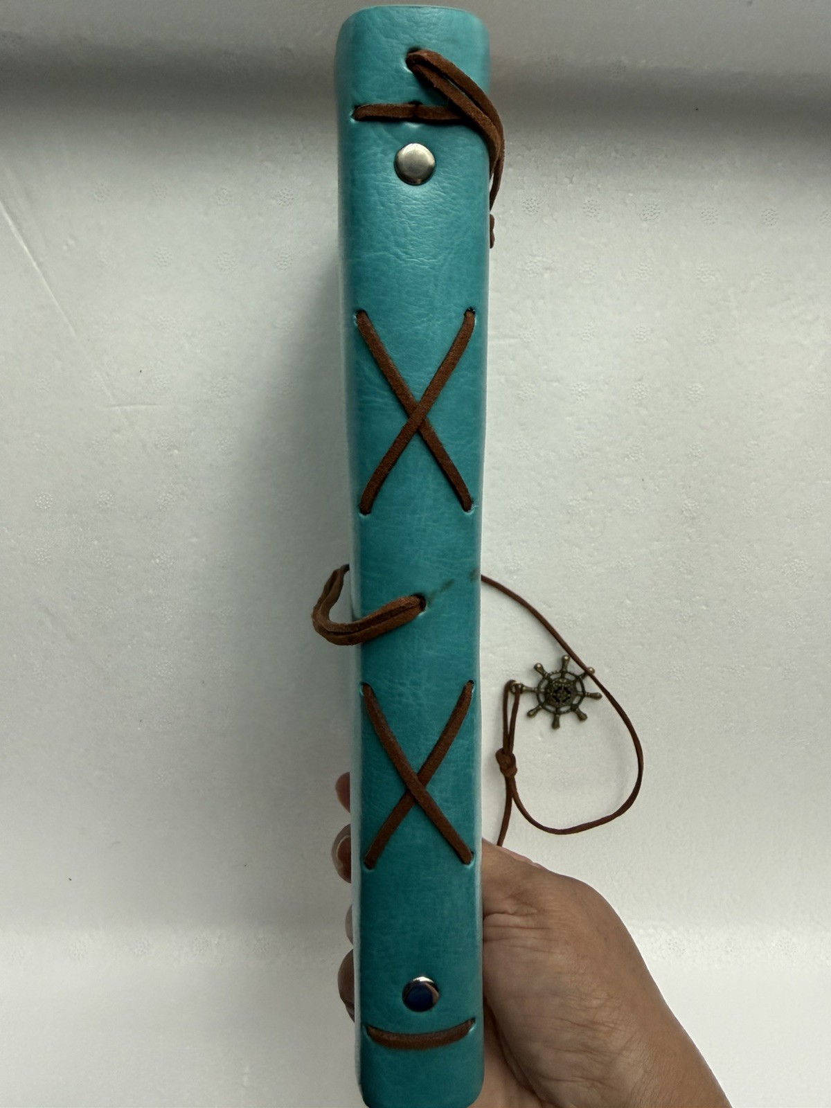Leather Writing Journal Notebook, MALEDEN Classic Spiral Bound Notebook