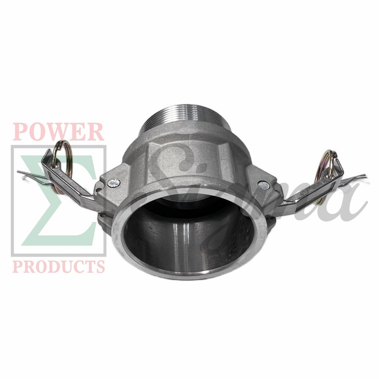 Sigma 2″ IN Aluminum Type B Camlock and Groove Hose Fitting Plug x NPT Male