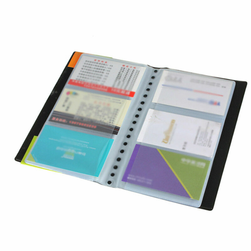 120 Cards Business Name ID Credit Card Holder Book Case Keeper Organizer