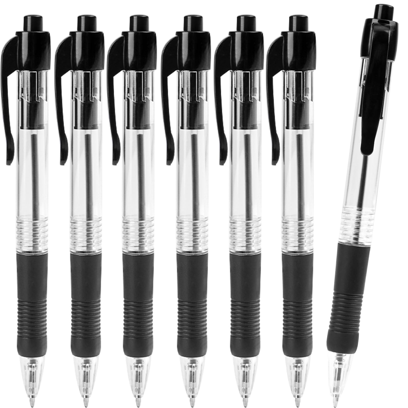 100 Pack Ballpoint Pens Bulk, Retractable 1 Count (Pack of 100), 100 pack