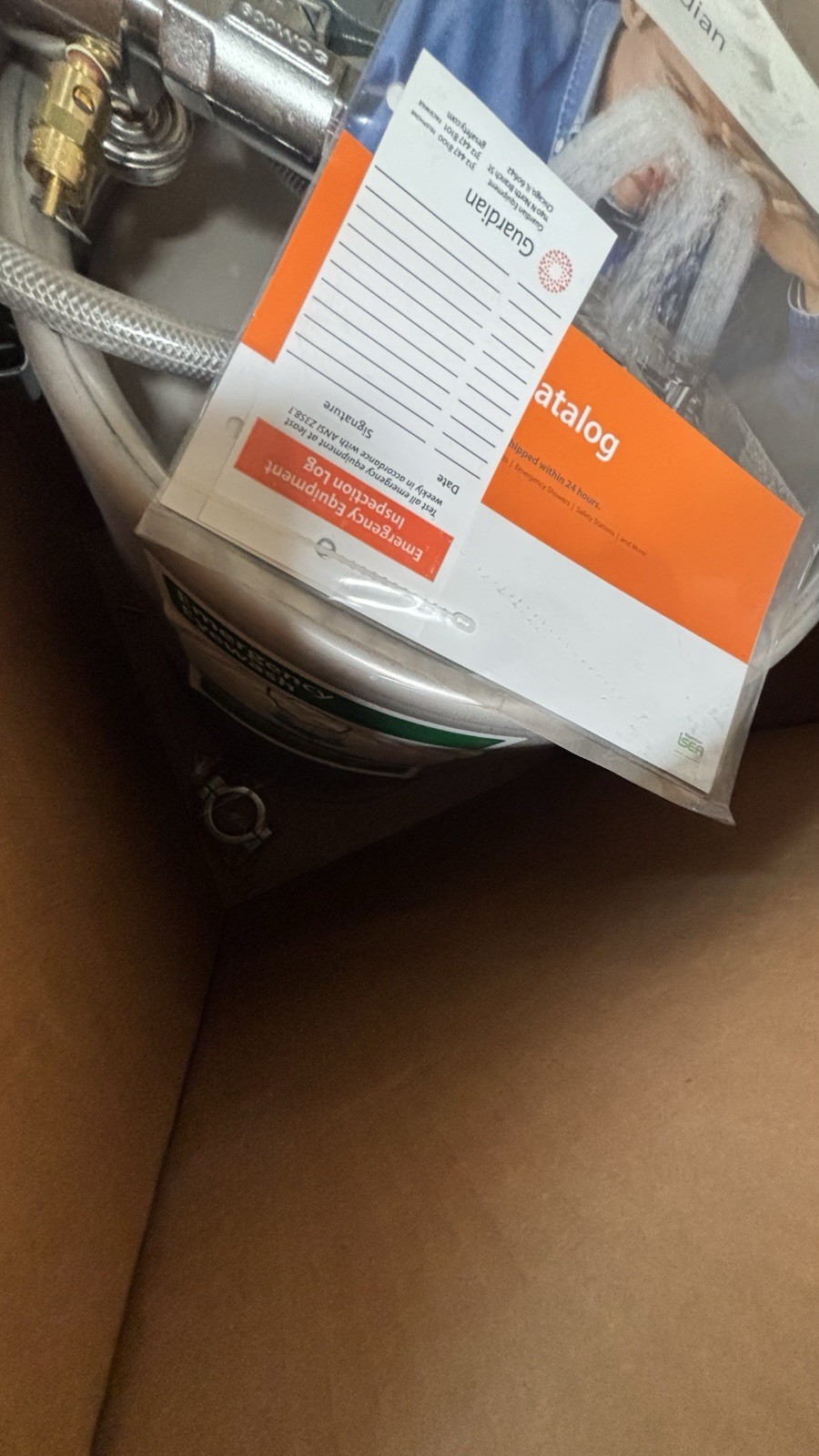 Guardian G1562 15 Gal Portable Eye Wash/Spray Eyewash Station