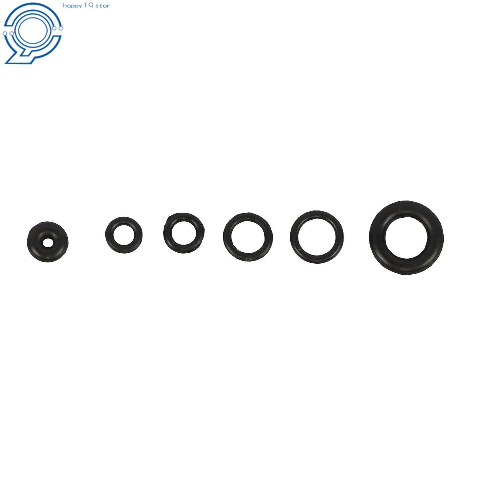 1020-Piece Nitrile Rubber O-Ring Assortment, 20 Sizes Resists Oil and Heat
