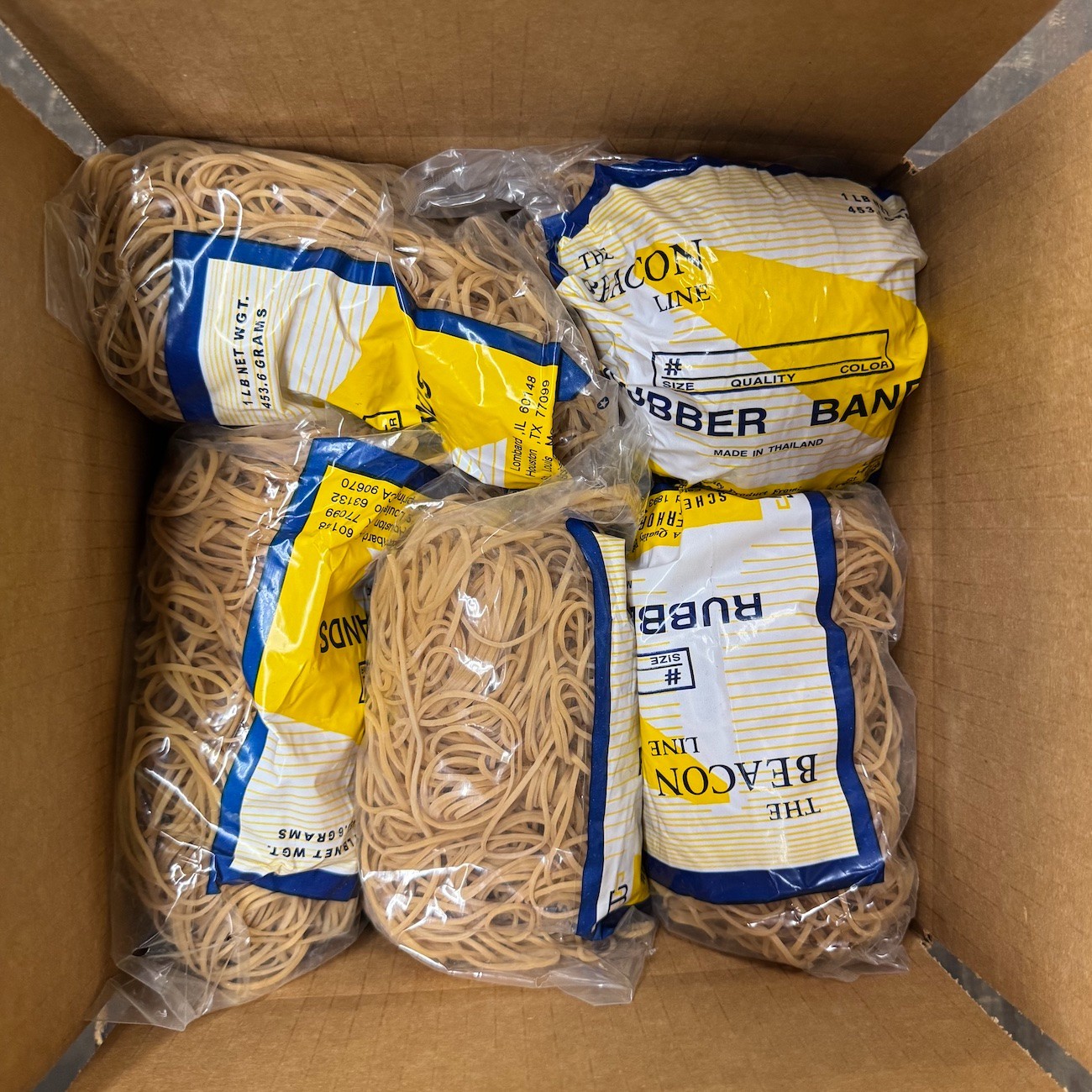 Size 16 PCI Natural Rubber Bands 5 lbs | $6/lb | Save 50% | Free Shipping