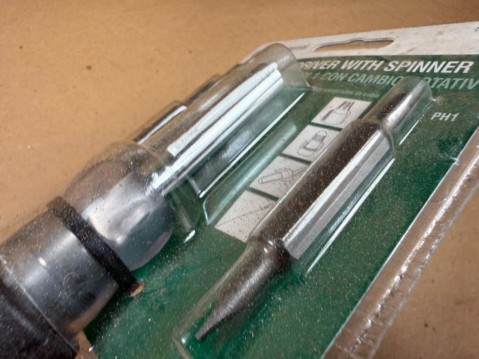 Commercial Electric 5-in-1 Screwdriver with Spinner for Wire Nuts – NOS Painted