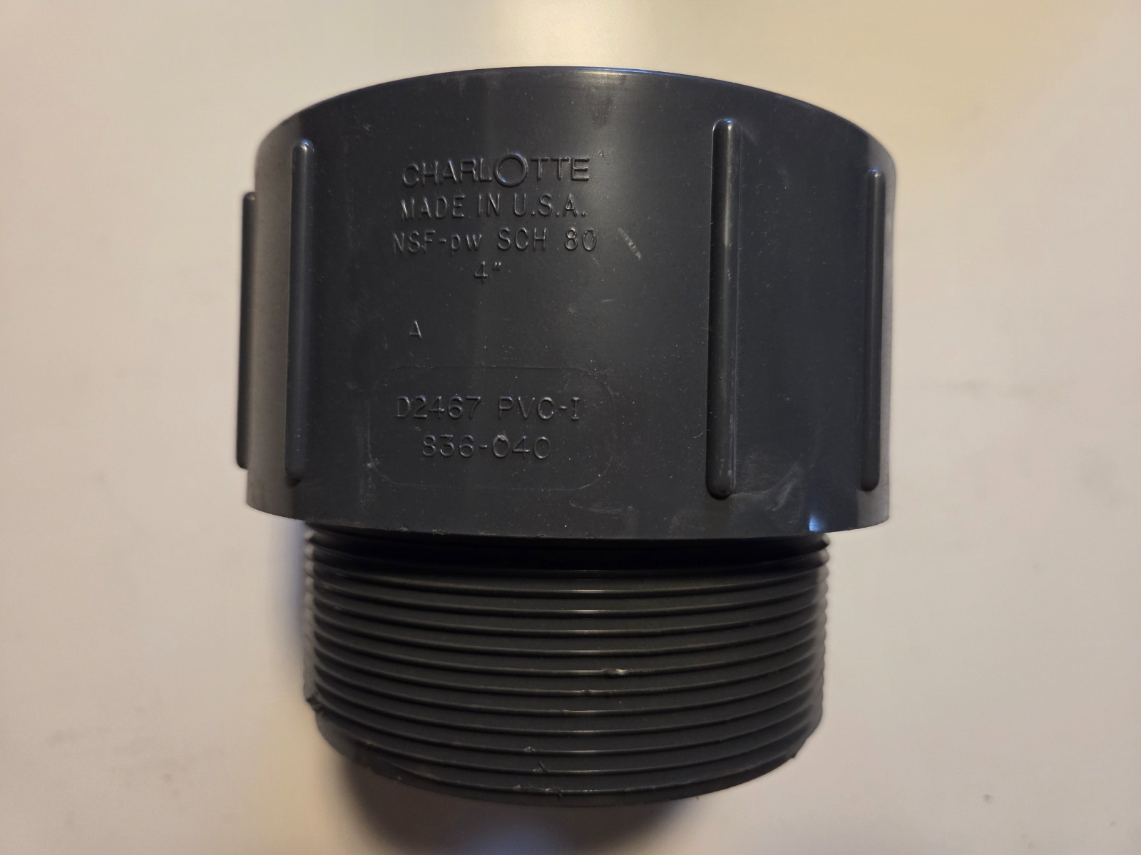 4″ Charlotte Pipe Fittings -Elbows, Couplings, Tees, Bushings, Flanges, Adapters