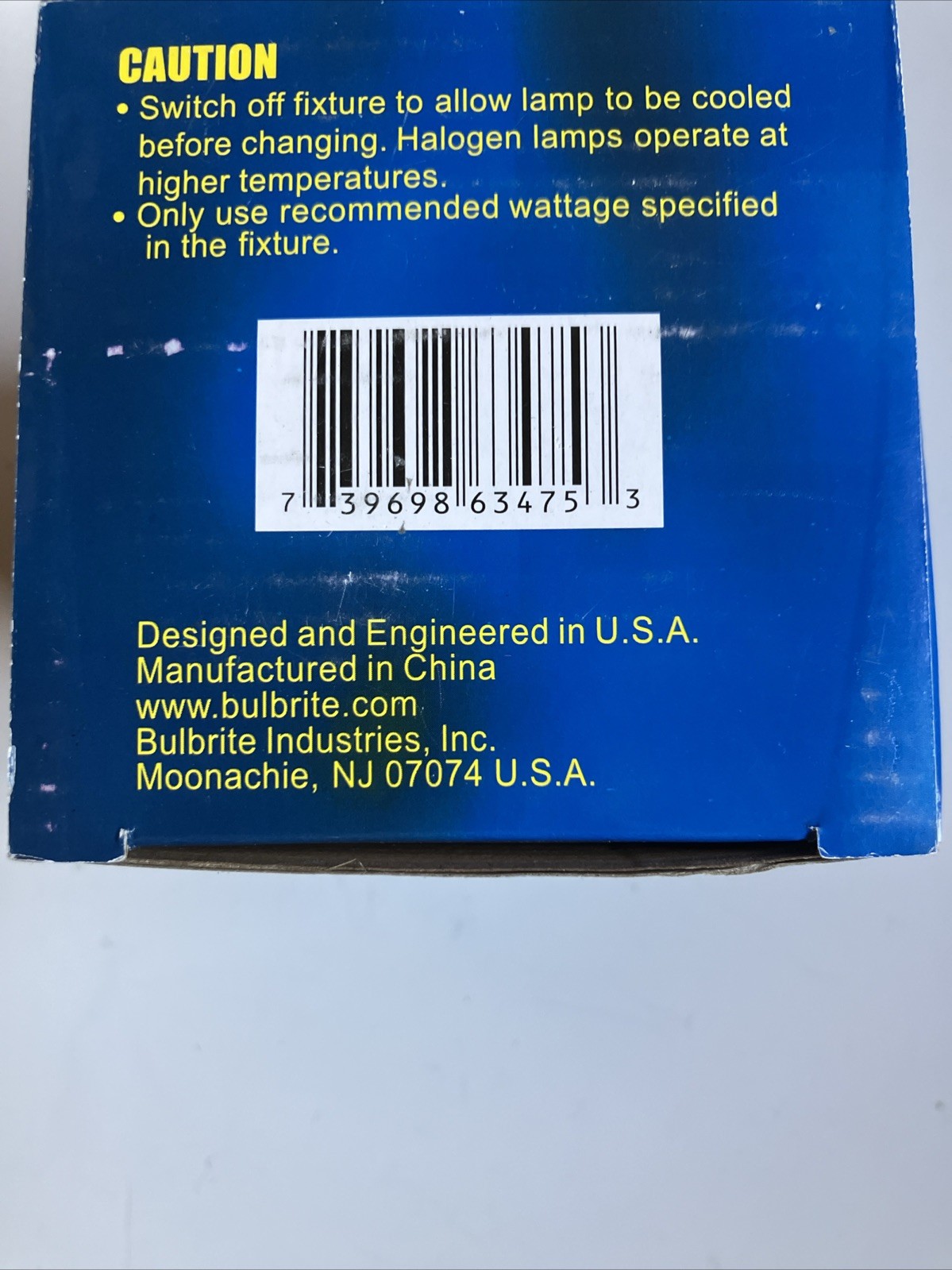 75R111GU/FL Bulbrite R111 75W GU10 Flood # 634075 Aluminum Covered Halogen NEW