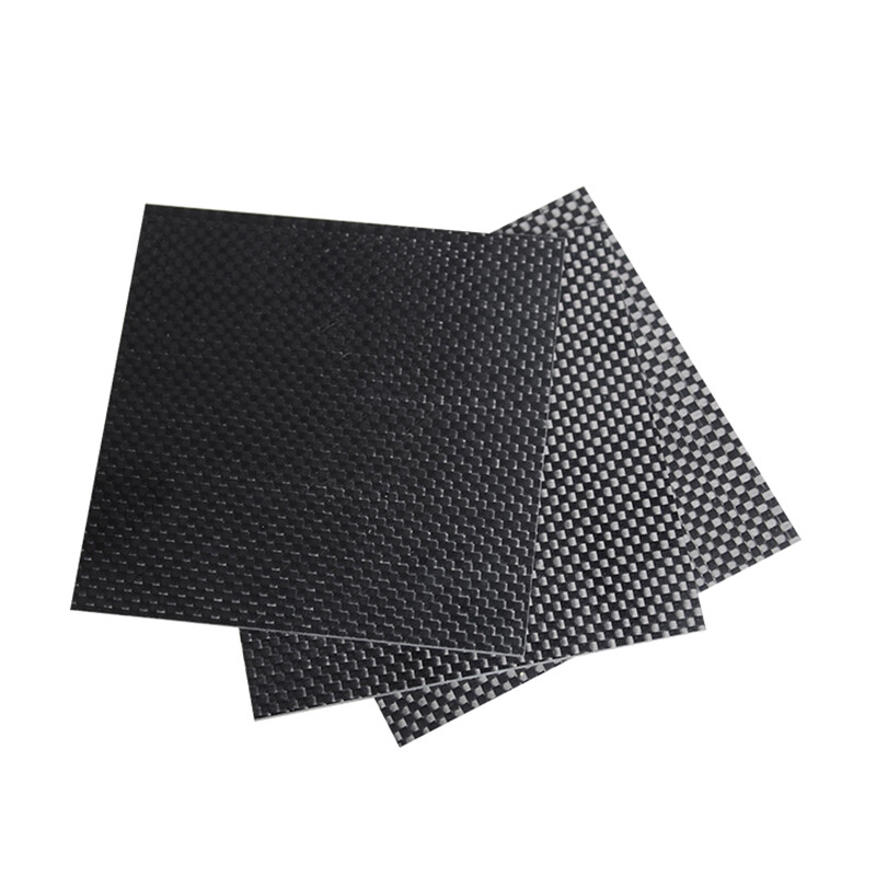 0.2mm 0.5mm 1mm 2mm 3mm 4mm Carbon Fiber Fibre Board Sheet 300x200mm 100x100mm