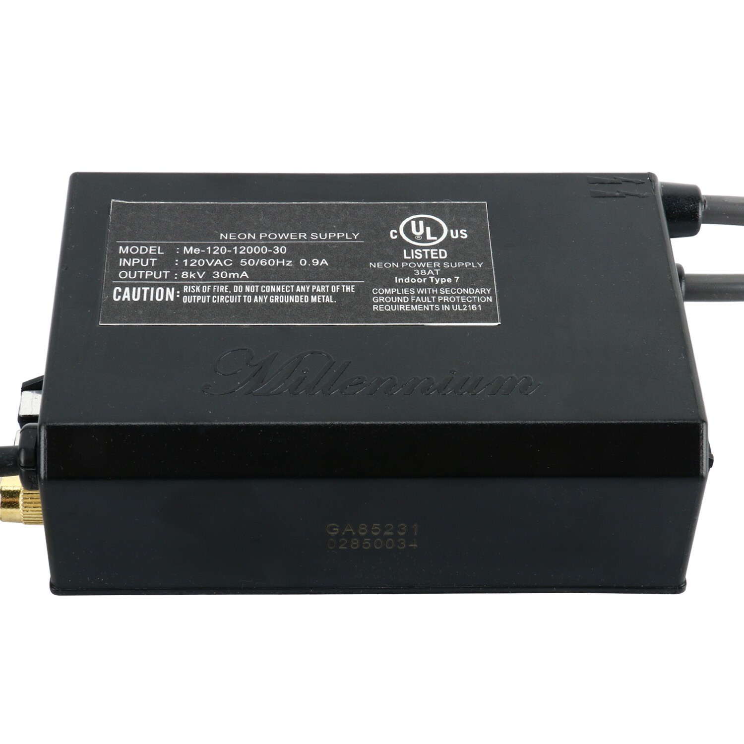ME-120-12000-30 Neon Light Transformer Power Supply 8KV 30mA 120VAC UL Listed