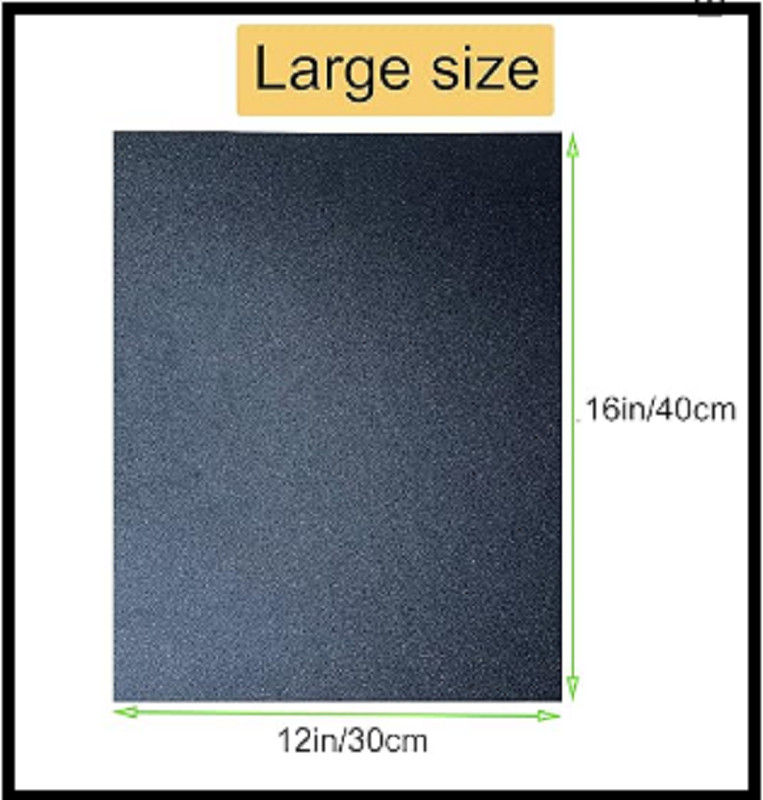 DARENYI Black ABS Plastic Sheet, 12″ x 16″ 1/8″ Thick (3mm), Flexible Than Plexi