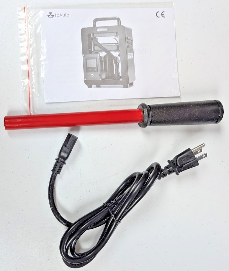 NEW – Fitinhot-5 Ton Portable Hydraulic Heating Plate Press 2.3×4.7″ -WE PAY S&H