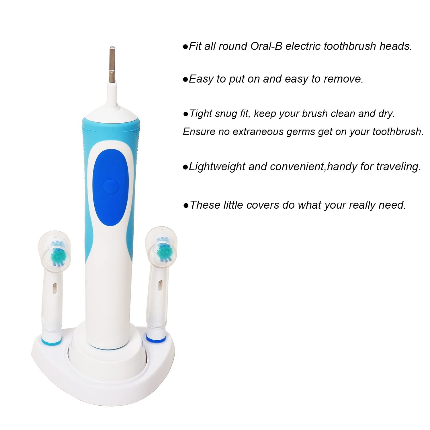 Toothbrush Cover for Oral-b Electric Toothbrush Replacement Heads Cover for T…