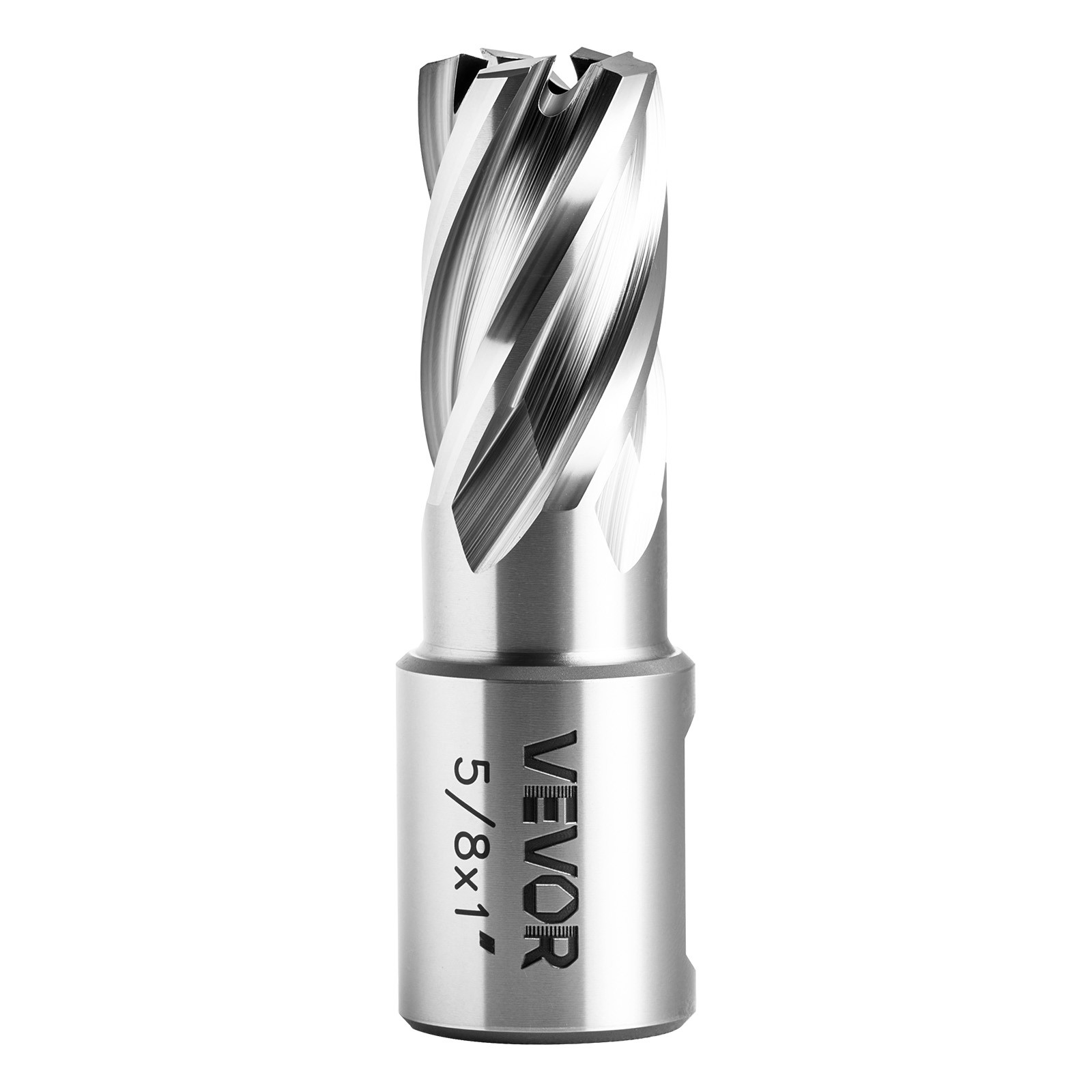 VEVOR Annular Cutter Set Mag Drill Bits Kit 5 pcs Weldon Shank 5/8″ Cutting Dia