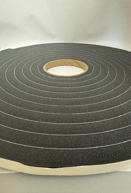 JVCC SF-VFLD Single-Sided PVC Foam Tape: 1/2 in. thickness x 1/2 in. x 300 in