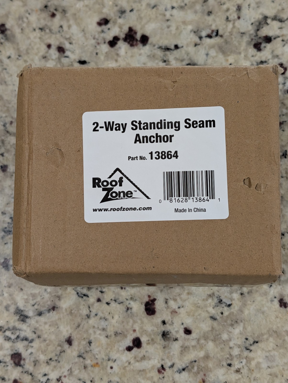 Roof Zone 2-Way Standing Seam Anchor Clamp Tie Down PART No. 13864 New