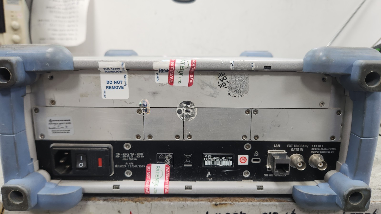 Rohde & Schwarz ZVL6 Vector Network Analyzer 9 kHz – 6 GHz Fully Tested + opt