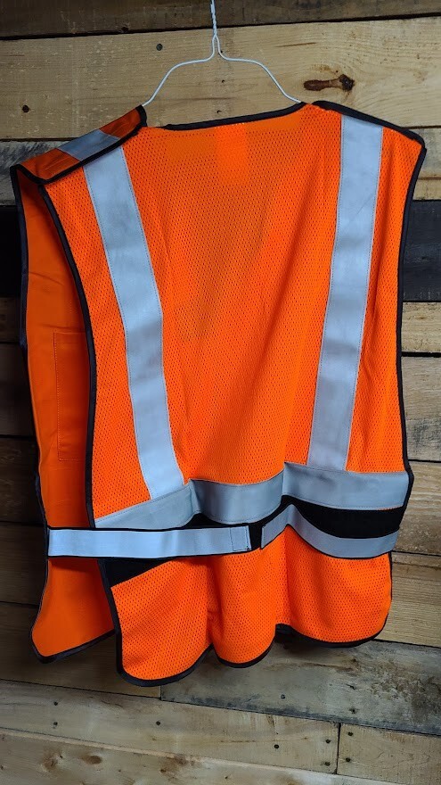 Safety Vest Reflective High Visibility ORR Flame Resistant Welders Tearaway NEW