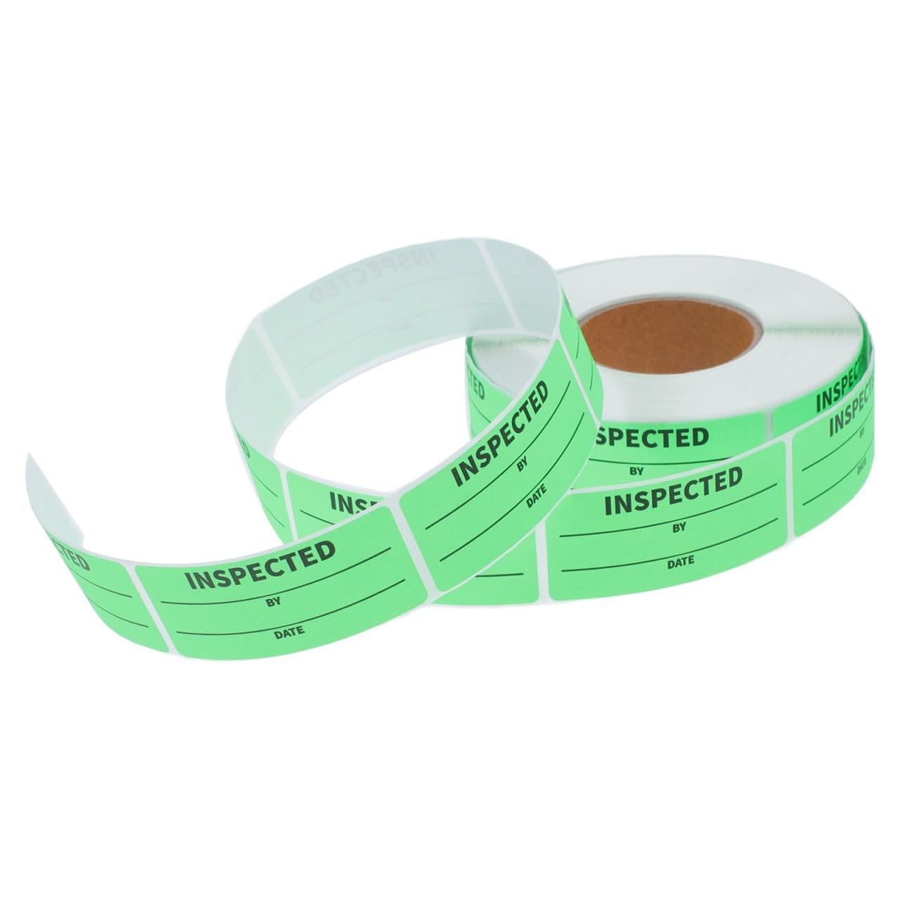 1 Roll 1 X 2.25 Inch Inventory Control Labels 500 Adhesive Inspection Sticker…