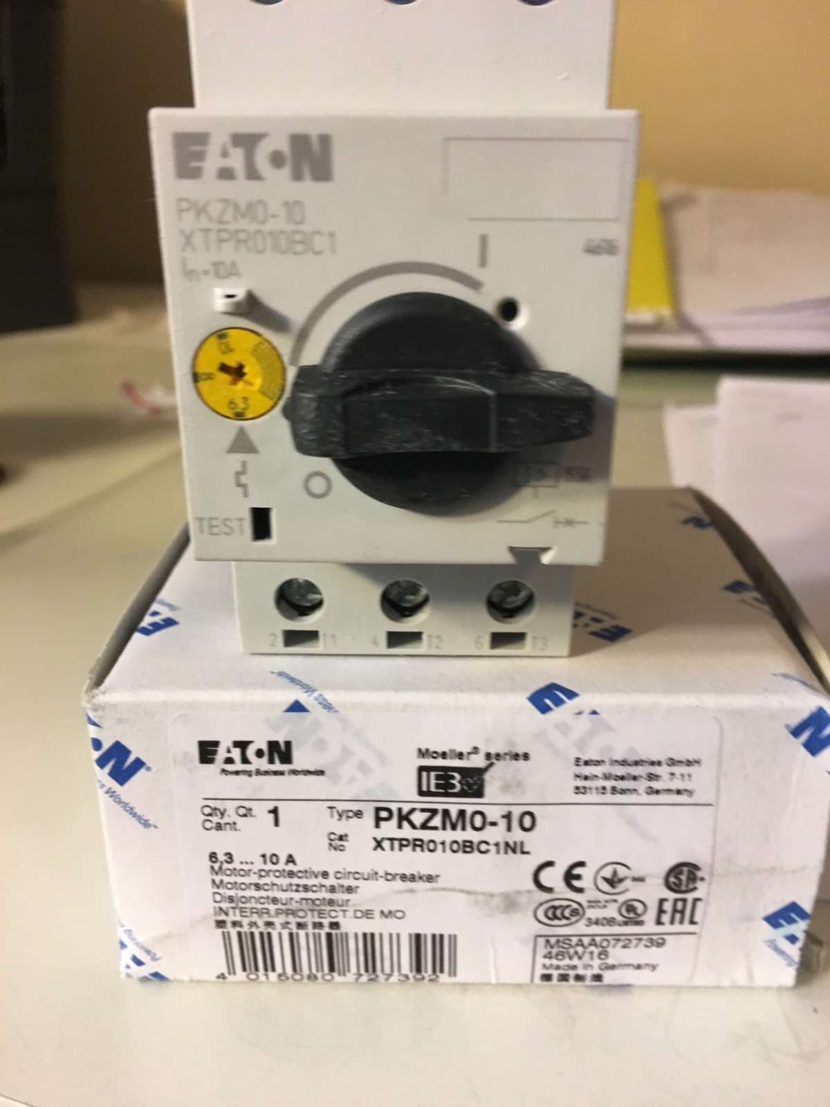 PKZM0-10 Amps *New* MOELLER EATON