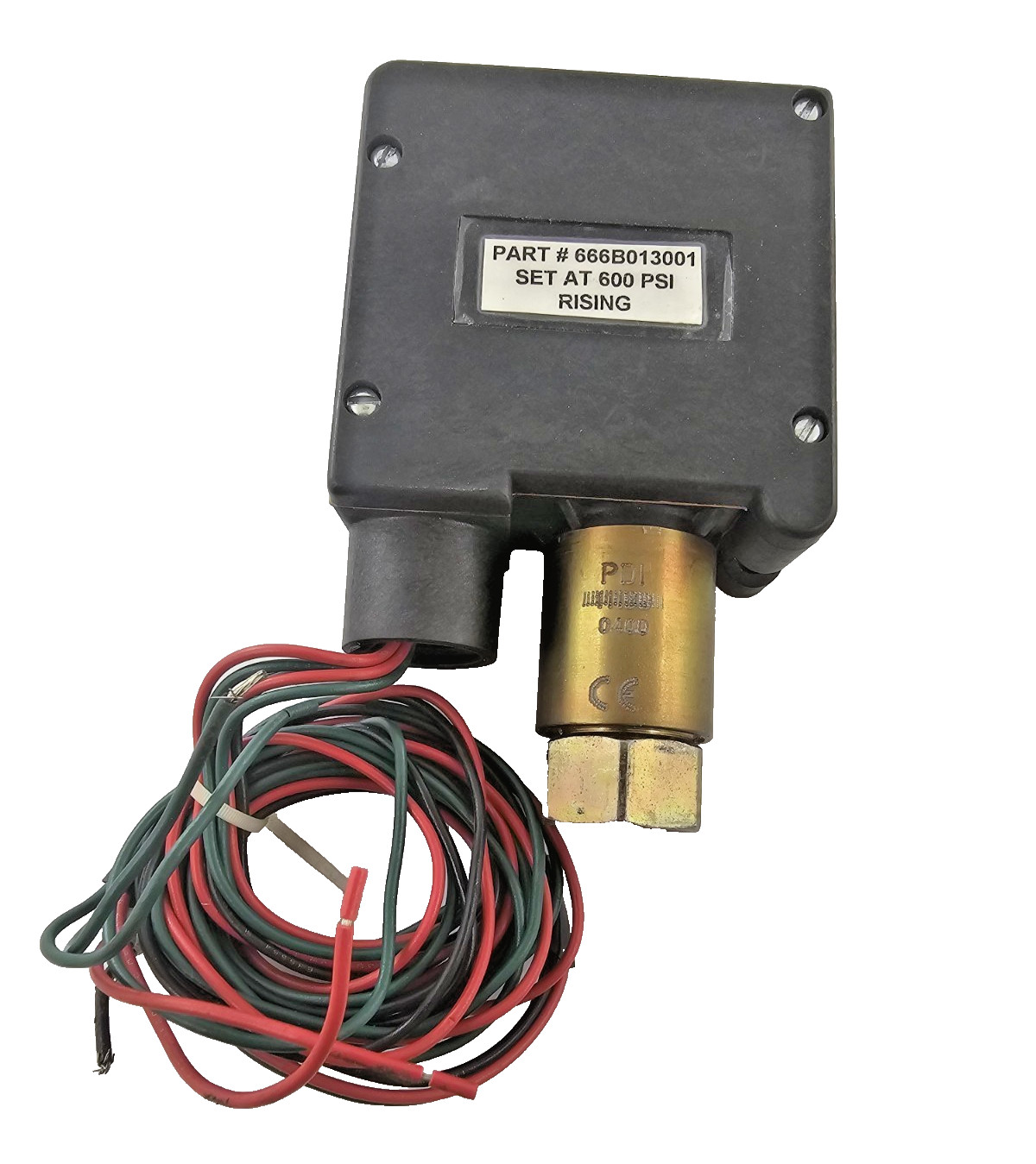 666B013001 PDI PRESSURE SWITCH, 600PSI