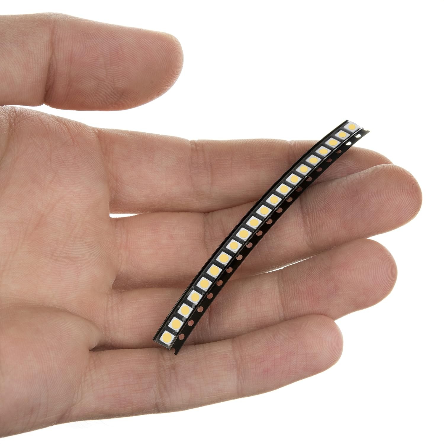 20 Pieces of PLCC-2 Surface Mount LEDs, 3528 Size SMD SMT LED – Warm White