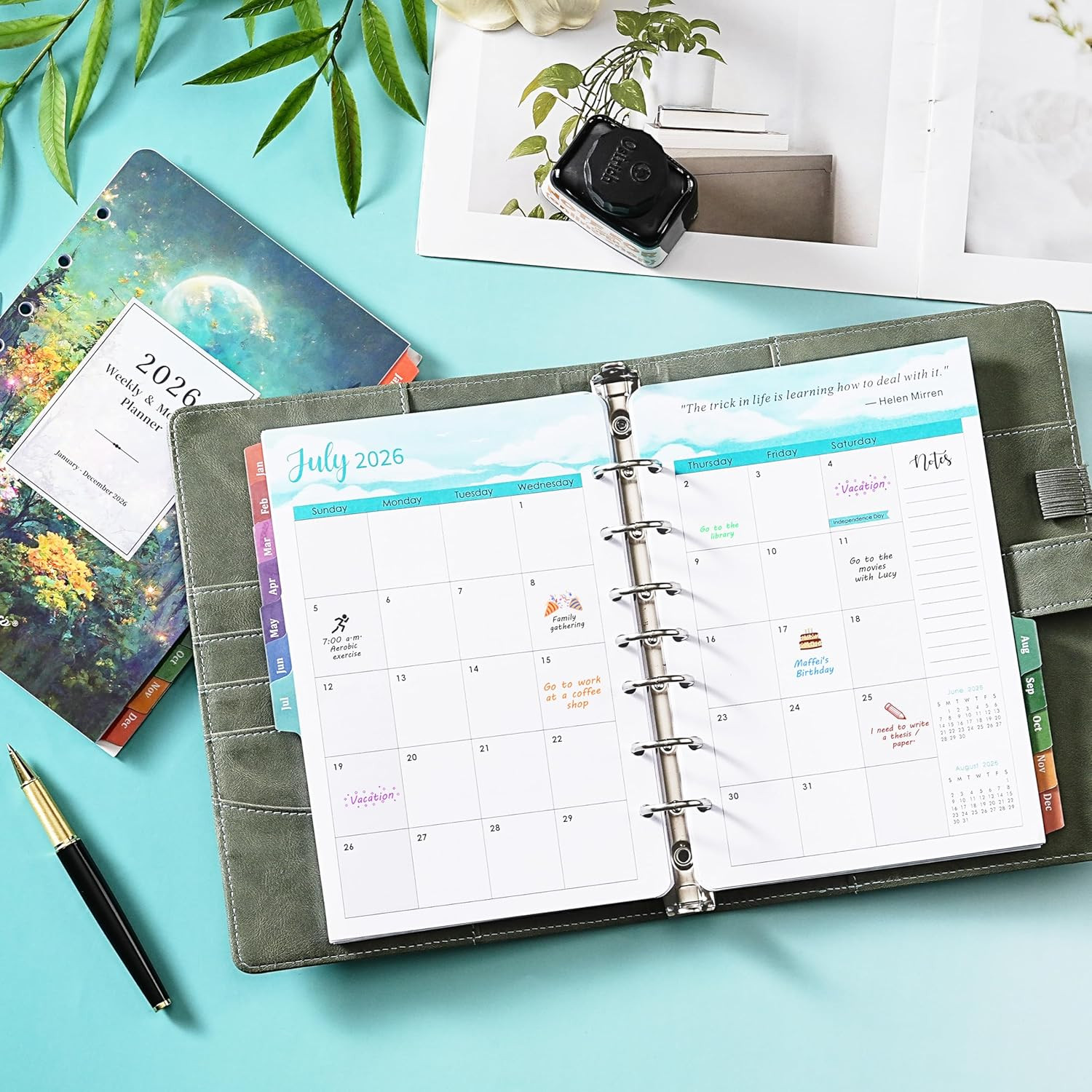 2026 Planner Refills – Planner Refills 2026, JAN 2026 – DEC 2026, 5-1/2″ x 8-1/2