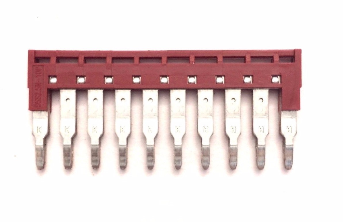 DIN Rail UL Dinkle Jumpers DSS2.5N-10P 12 AWG 10 Pole for DK2.5N 5 Quantity