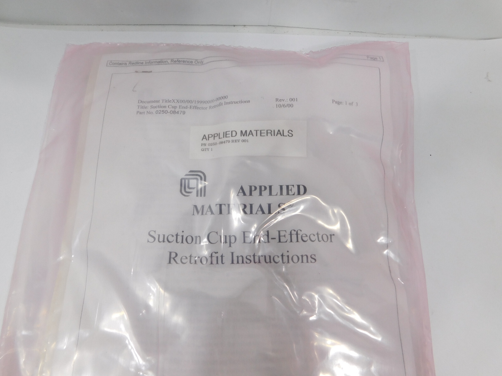 AMAT 0240-08123 Set Robot End Effector Retrofit Kit