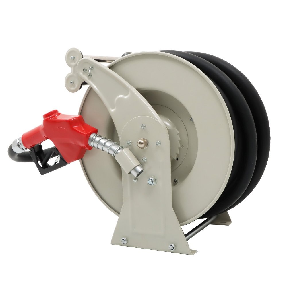 High Quality Hand Powered 1″ × 50 Feet 1 × Fuel Hose Reel With Fueling Nozzle