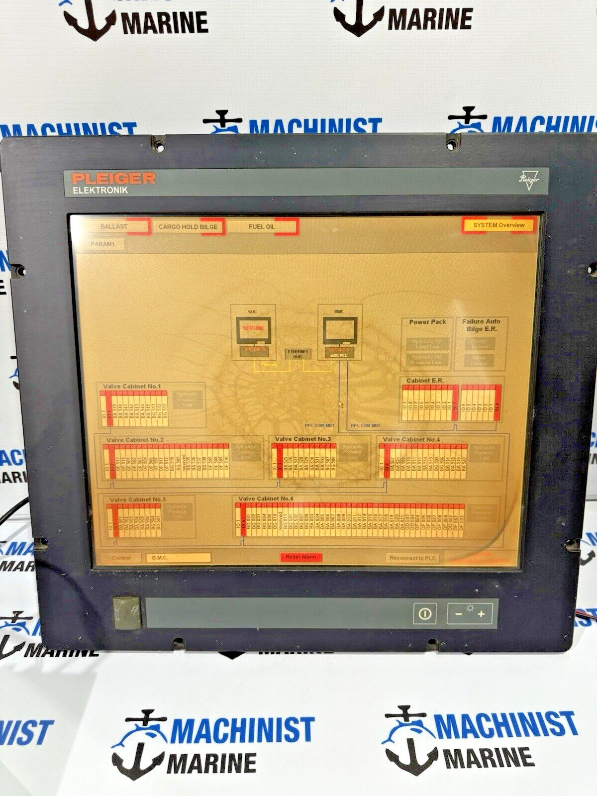 PLEIGER ELEKTRONIK SONTHEIM PPC-IPC-S WITH MT219 nautic 24 display