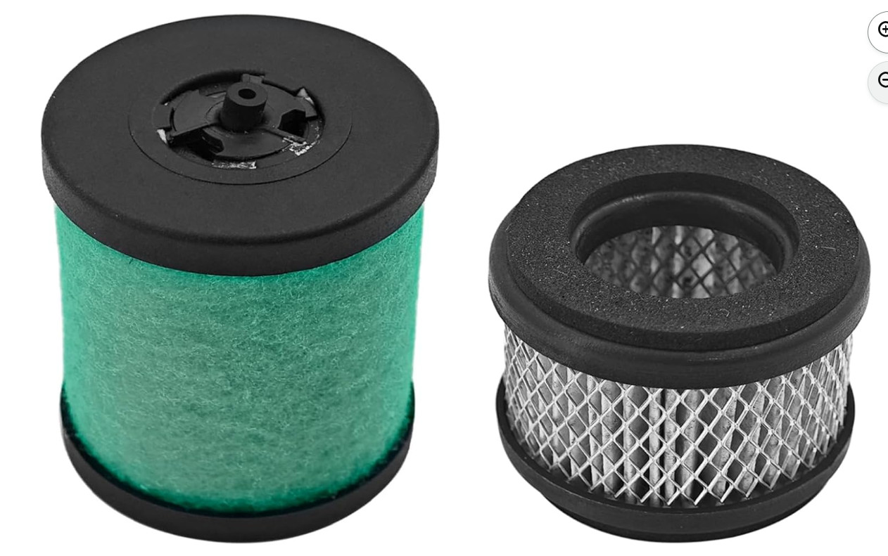 EMF10 Vacuum Oil Mist Filter Kit 2 Pcs For Edwards RV3 RV5 RV8 RV12 2-Stage Rota
