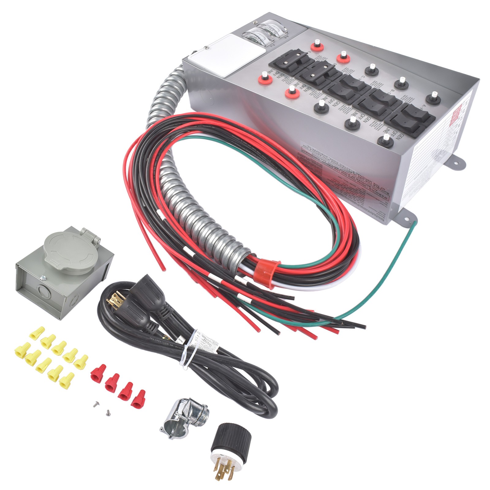 7500W Manual 31410CRK Generator Conversion Switch for Home Backup Power 30A