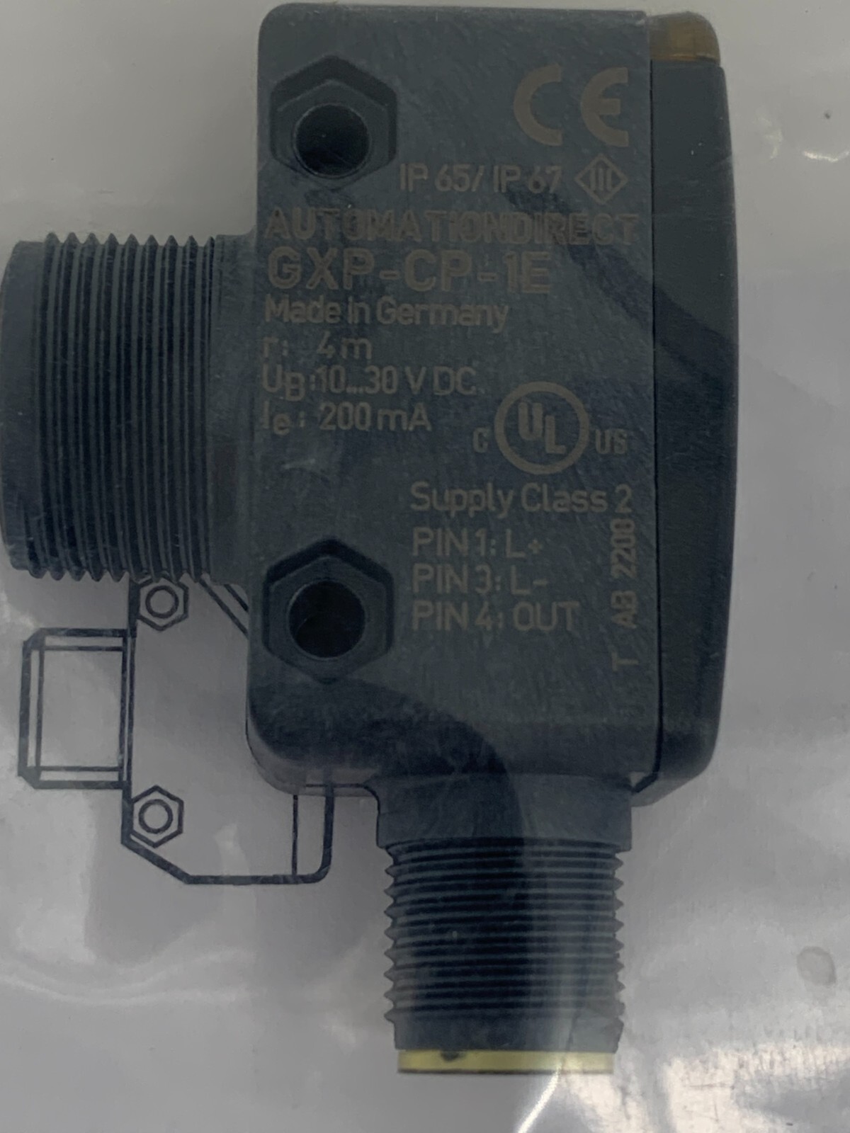 Automation Direct GXP-CP-1E Photoelectric Sensor 10-30VDC 200mA 4m Range