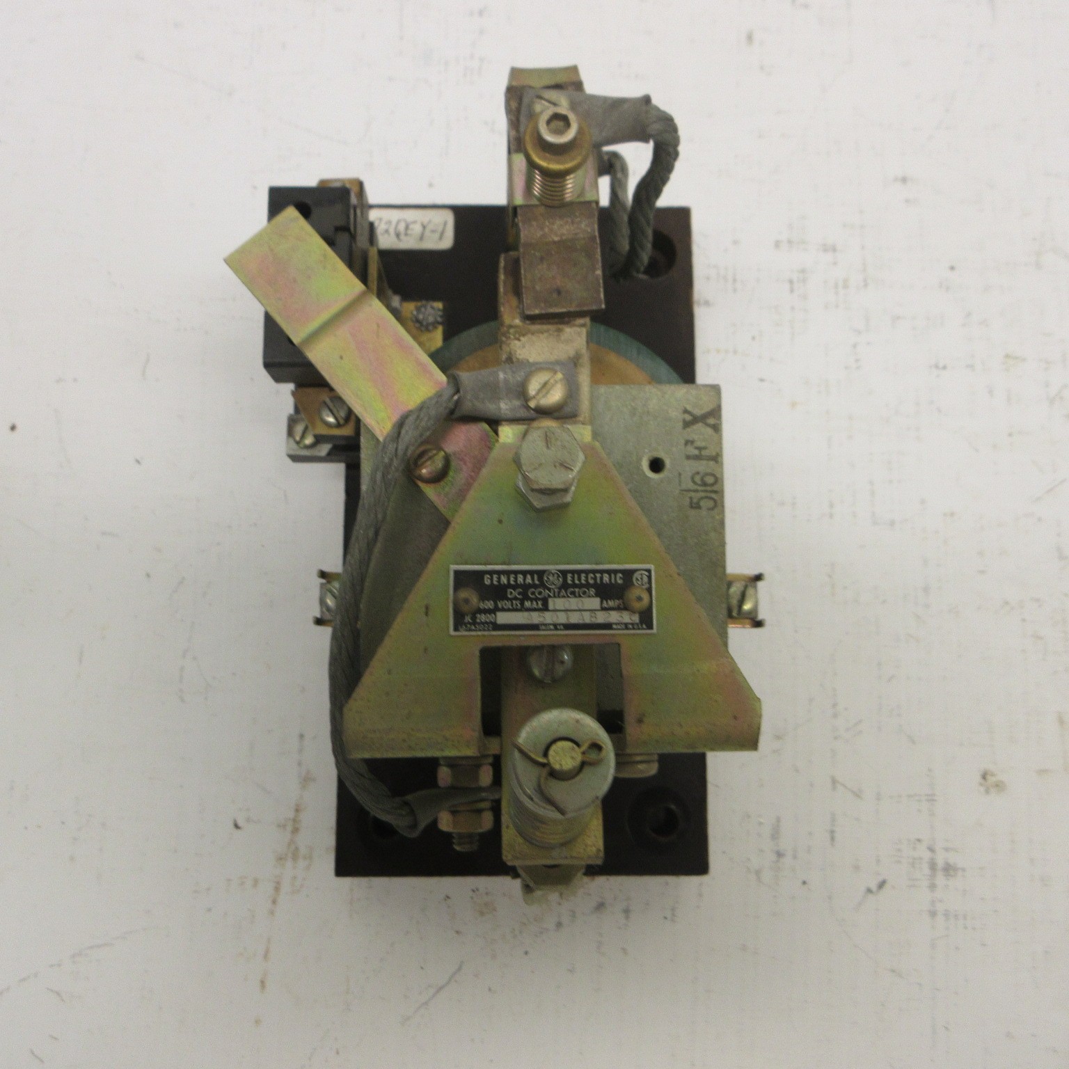 General Electric IC2800 A501AB23C DC Contactor 100 Amp 600V GE 100A 120 VDC Coil