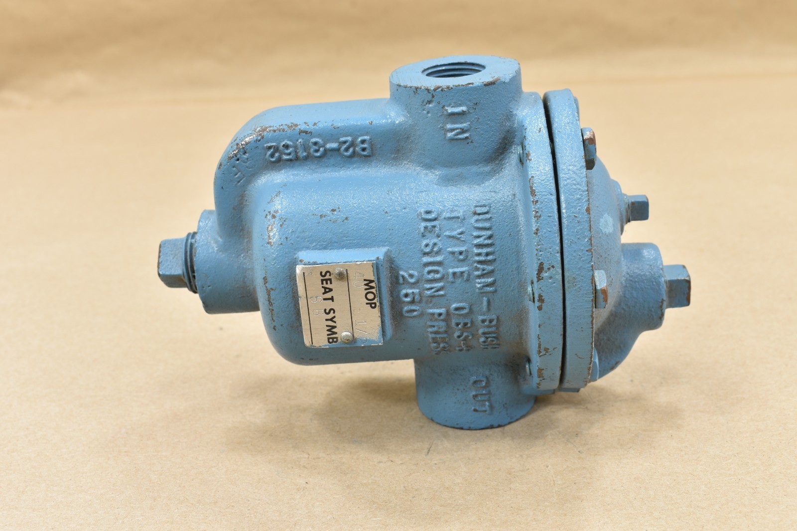 Dunham-Bush OBS-B, 1″ Steam Trap, MOP 40 PSI, Design Pressure 250 PSI, BS-3152