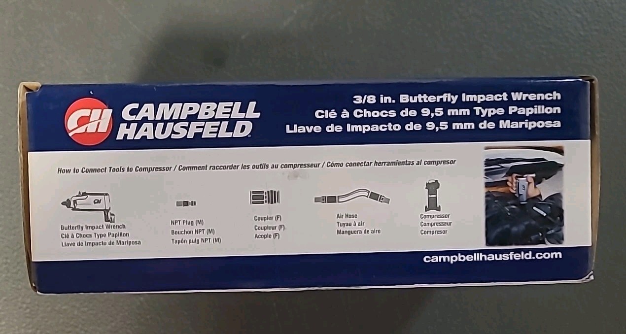 Campbell Hausfeld 3/8″ Butterfly Impact Wrench (TL0517)
