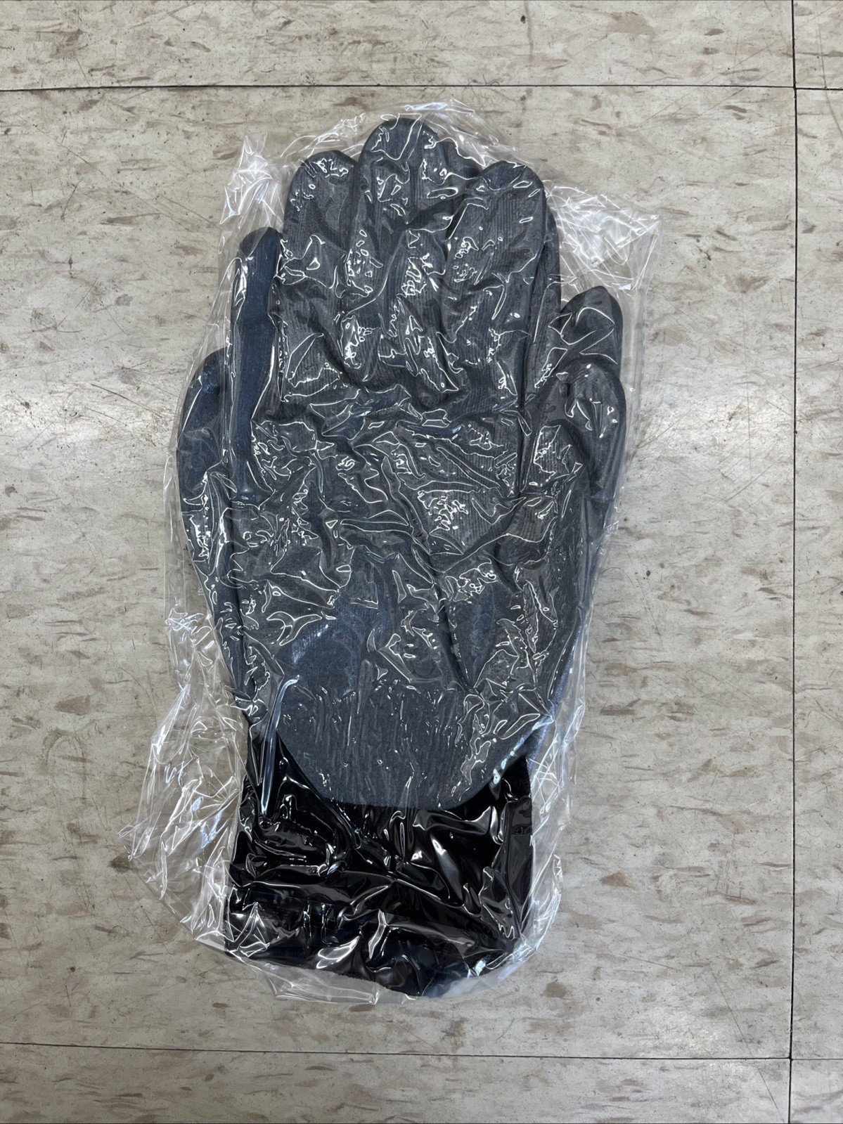 Cordova 6655 13 Gauge Black/Gray Palm Nitrile Gloves – 1 Dozen Size XL