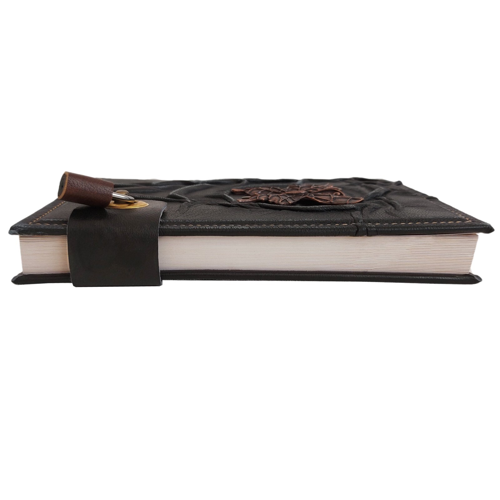 Fairy Butterfly Leather Notebook Diary, Handmade Diary Journal With Lock.