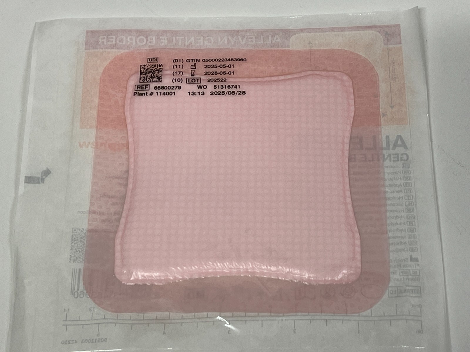 SMITH Allevyn Gentle Border 66800279 Exp.2028-05 (*EE13)