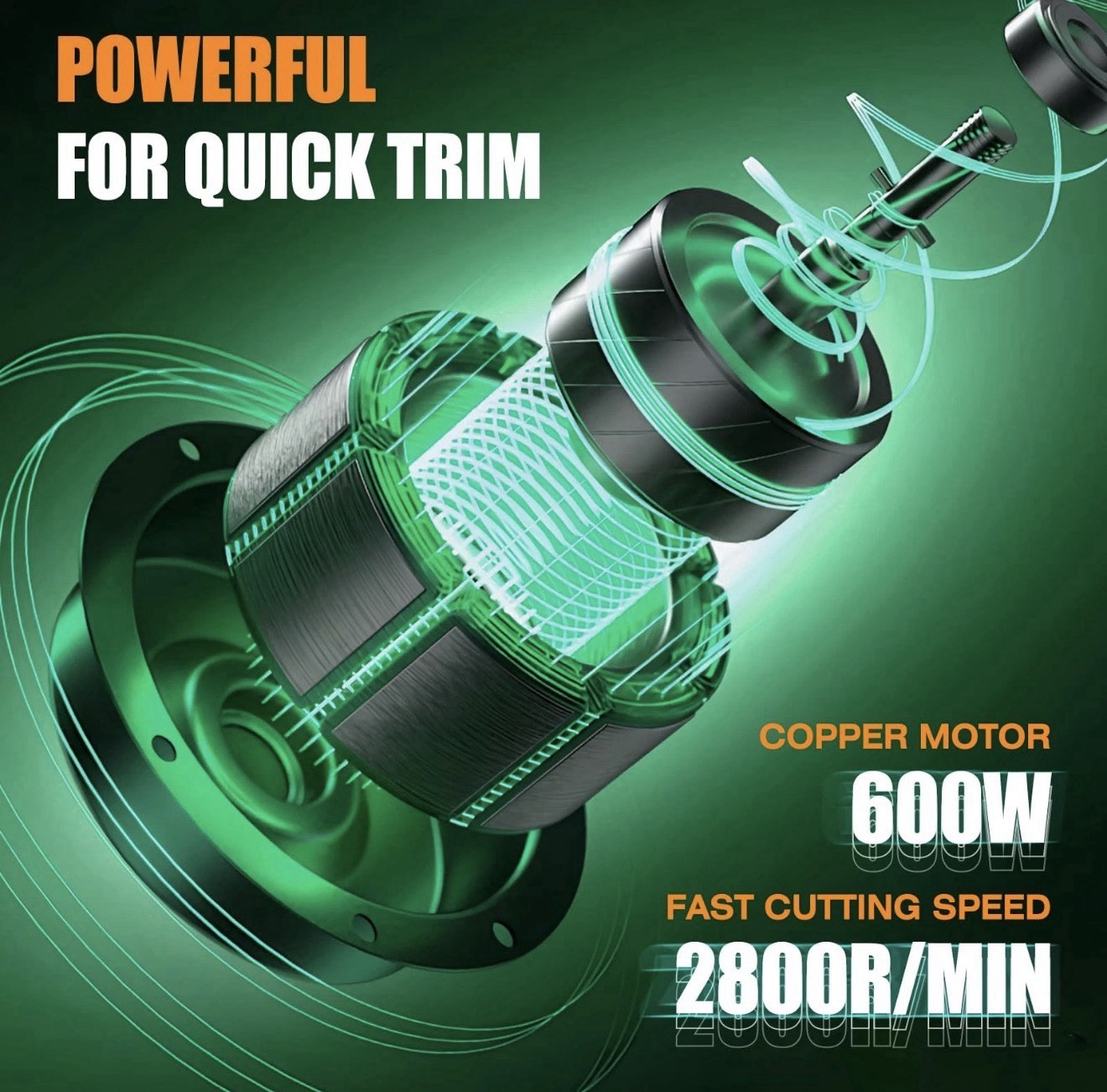 TAKEKIT Professional Electric Sheep Shears 6 Speeds, 380W