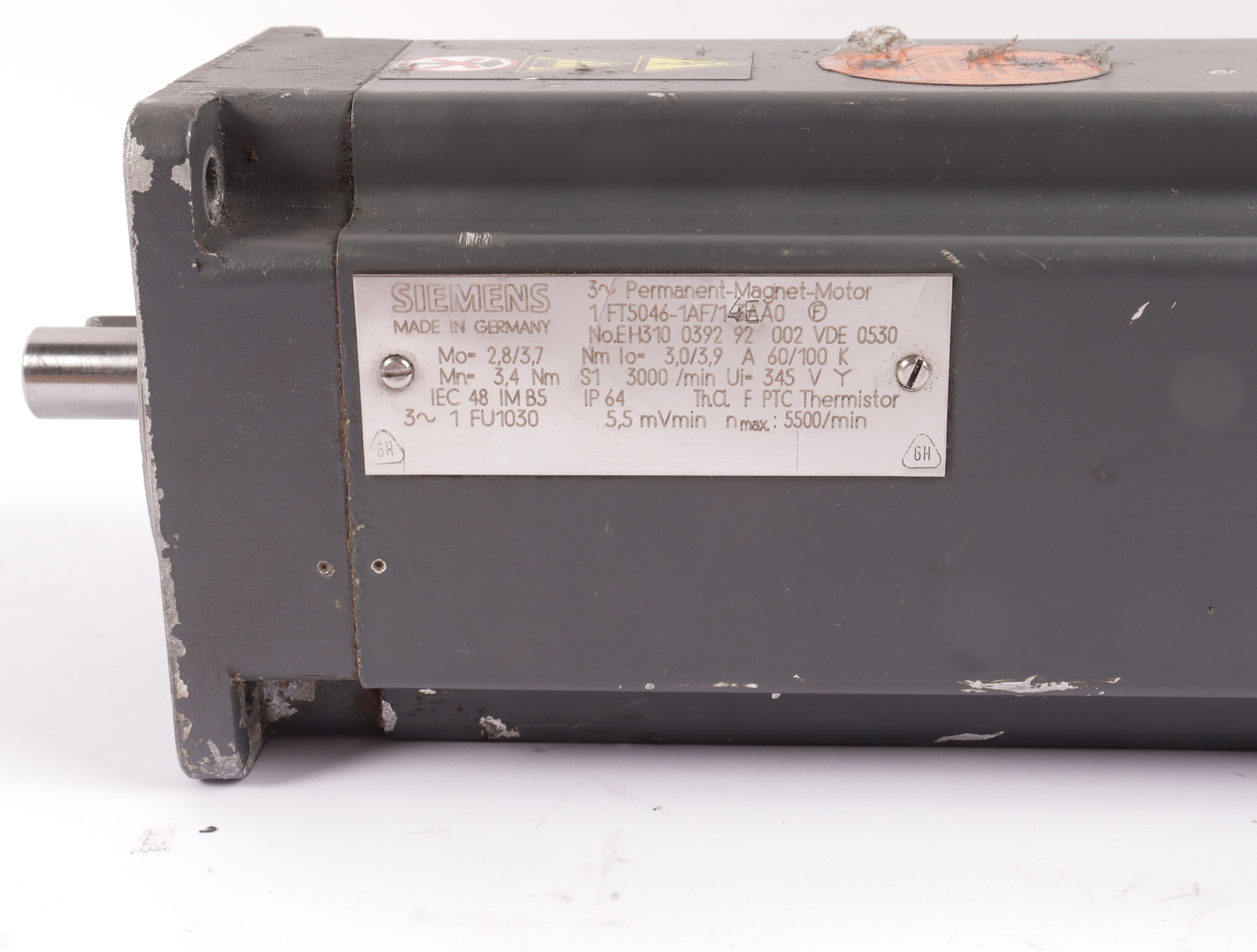 Siemens AC VSA Motor 1FT5046-1AF71-4EA0 #100614