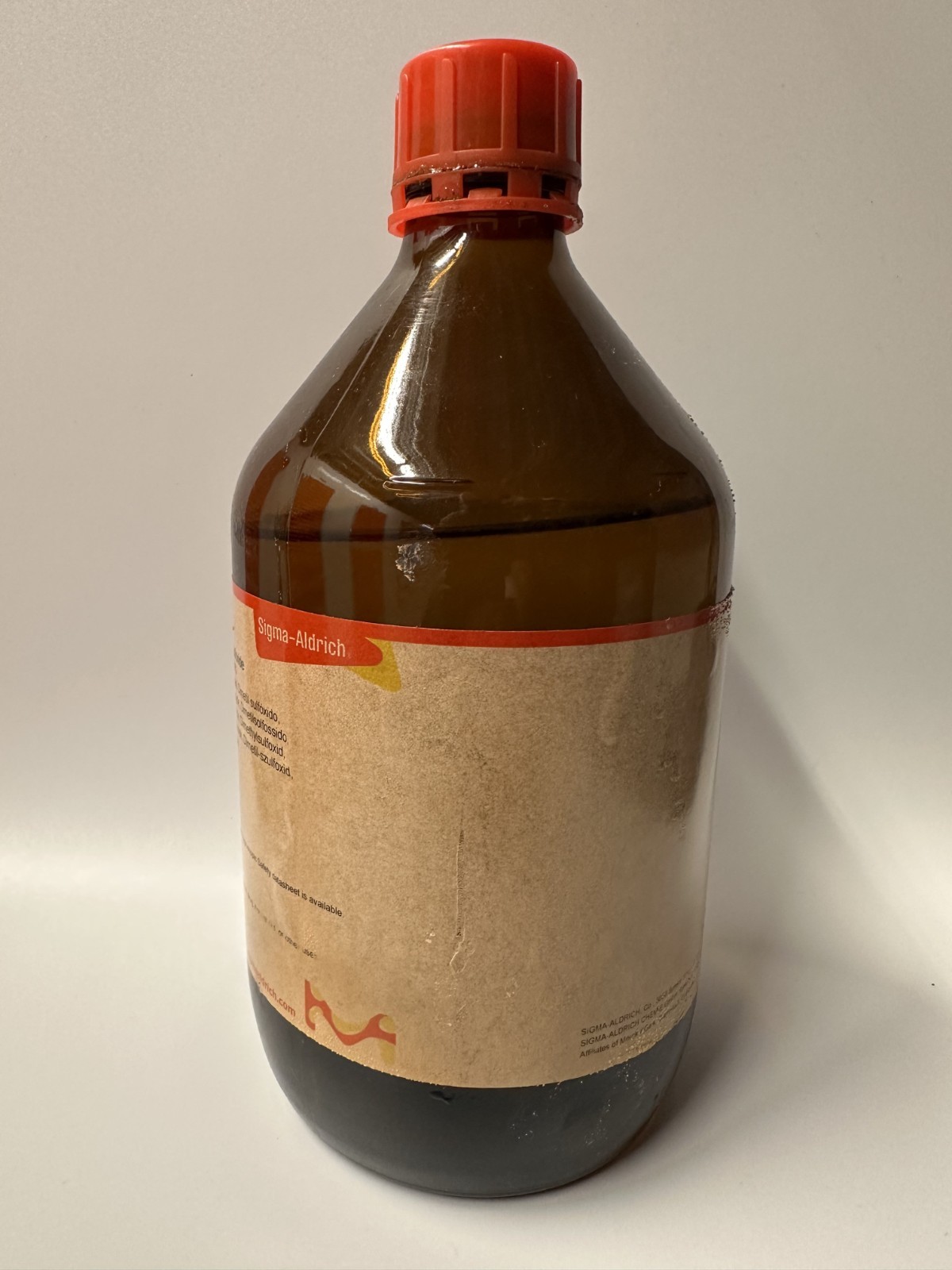 Sigma Aldrich DMSO ≥99.9% 1L 276855-1L SHBP4002 CAS 67-68-5 Lab Grade