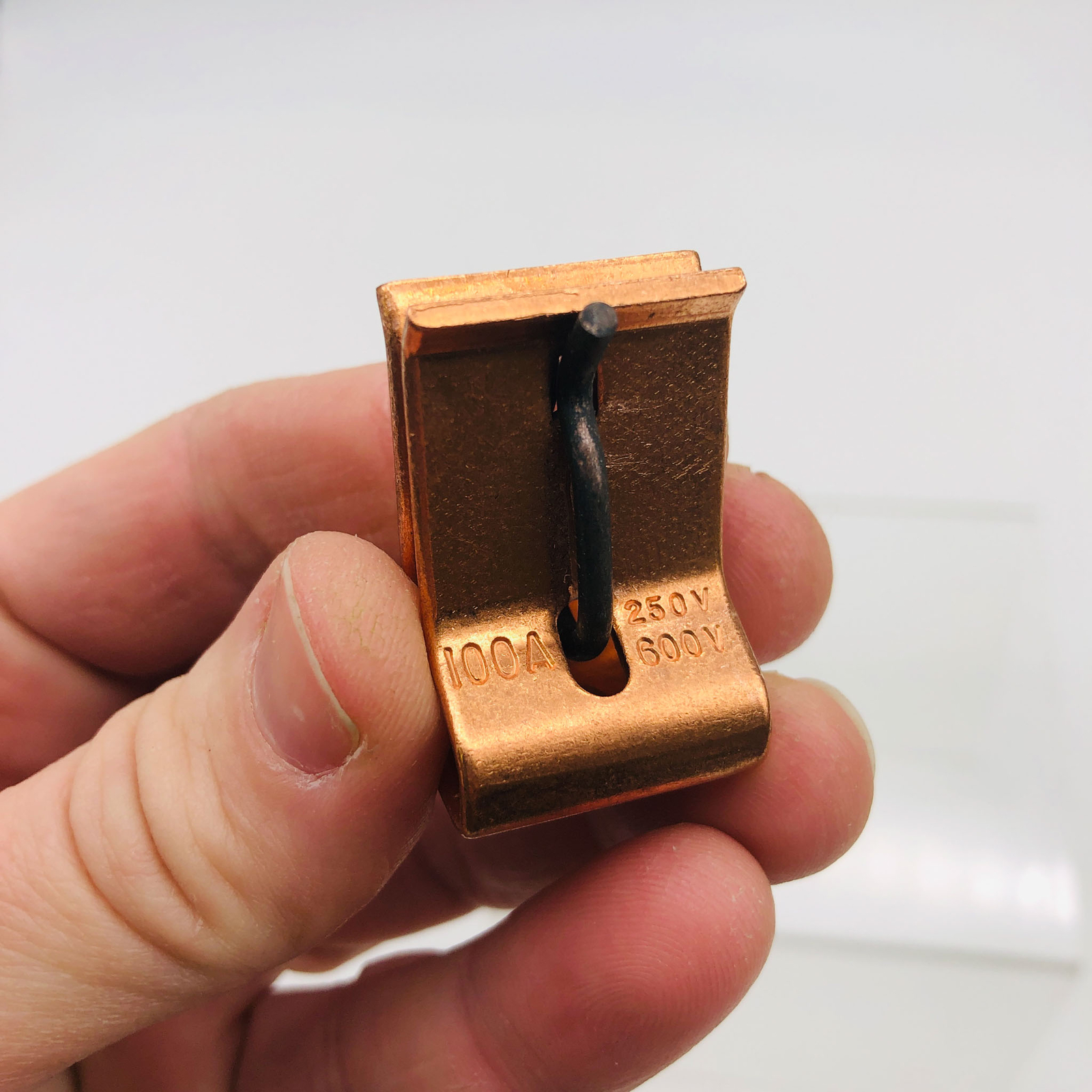 5x Ilsco M-165 Fuse Clip 100 Amps 250-600 Volts Copper