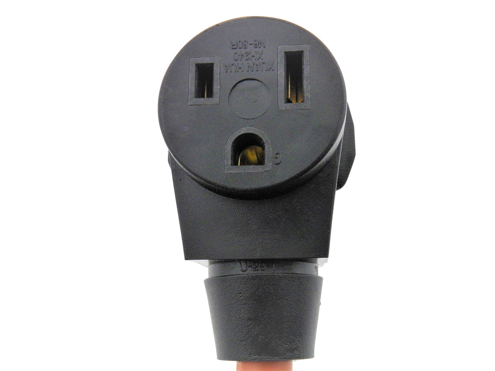 MPI Tools Nema L14-30P to 6-50R Generator Power 18 Inches, Orange and Black