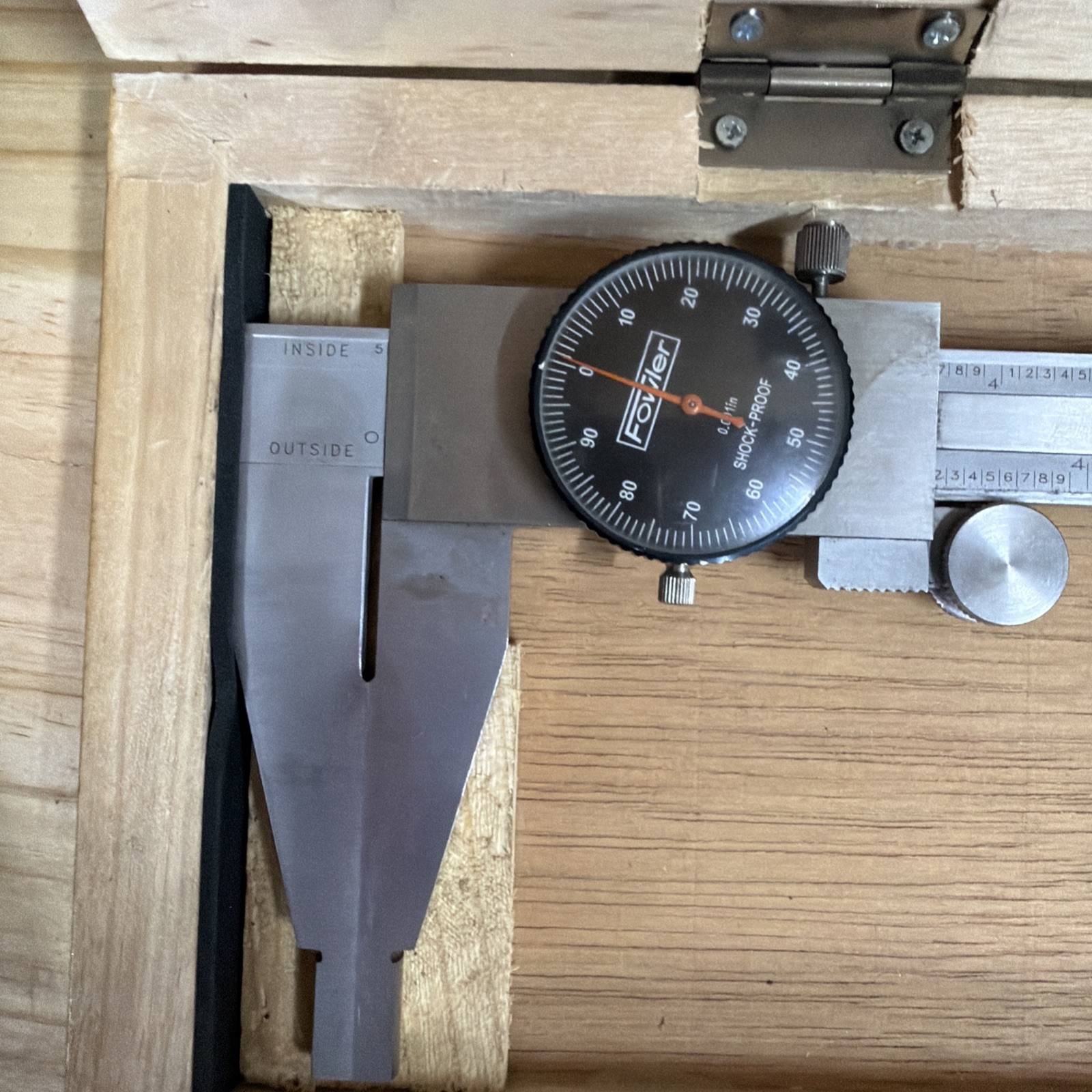Fowler 24″ Dial Caliper Extended Range With Origional Wooden Case
