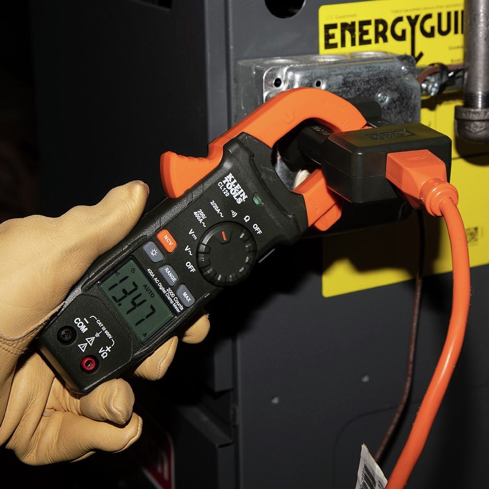 Klein Tools CL120KIT CAT III 600V Clamp Meter Electrical Test Kit w/ Case New