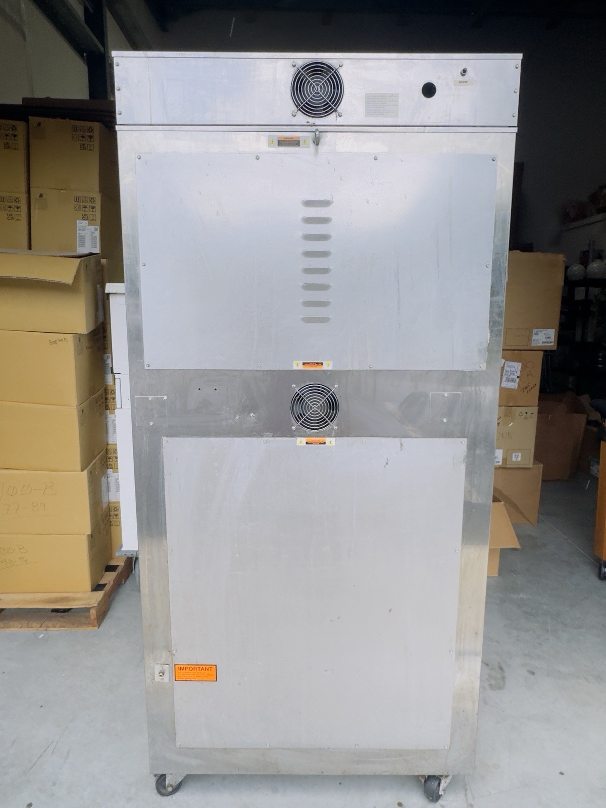 NU-VU SUB-123P Double Deck Digital Commercial Electric Oven Proofer Combo 2